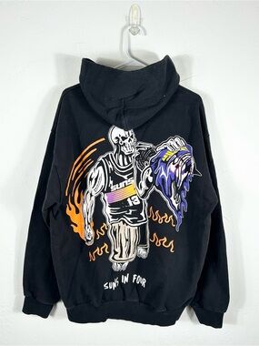 🔥🏀 Warren Lotas Phoenix Suns "Suns In Four" RARE Graphic Pullover Hoodie XL